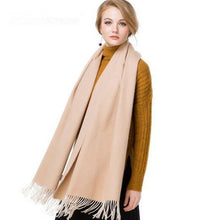 VIGROCK C17 Knit Wool Long Scarf for Women