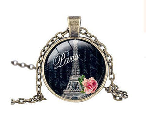 Beautiful PARIS Necklace Vintage Style Nature Jewelry