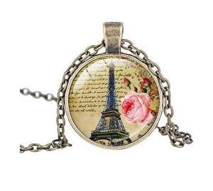 Beautiful PARIS Necklace Vintage Style Nature Jewelry