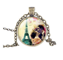 Beautiful PARIS Necklace Vintage Style Nature Jewelry