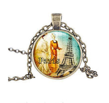 Beautiful PARIS Necklace Vintage Style Nature Jewelry