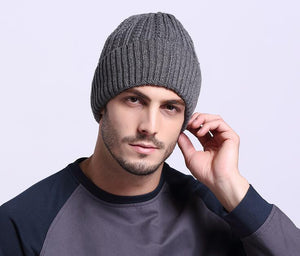 Slouchy Knit Beanie for Men