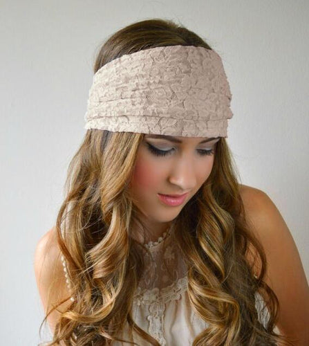 Women Stretch Lace Headband