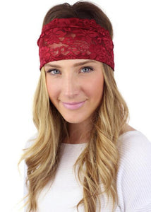 Women Stretch Lace Headband