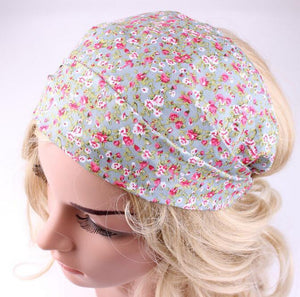 Bohemia Print Floral Fitness Headband