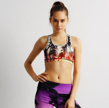 Print Beautiful Sunrise Forest Sports Bra for Women