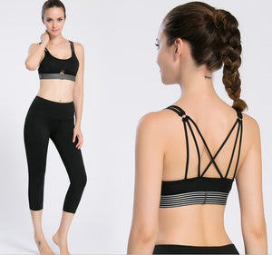 Strappy Multifunctional Sports Bra for Women