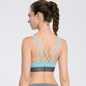 Strappy Multifunctional Sports Bra for Women