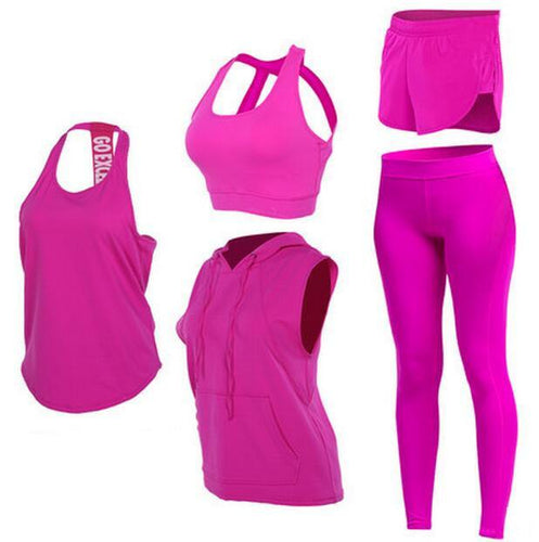 Vintage Stretchy Cotton Activewear Sports Set FG for Women