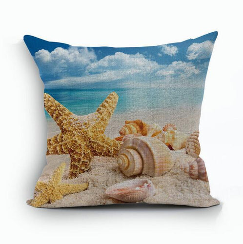 Stunning Seashells Decorative Pillow Case