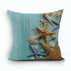 Stunning Seashells Decorative Pillow Case