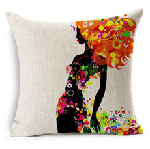 Colorful Butterfly Girls Pillow Case