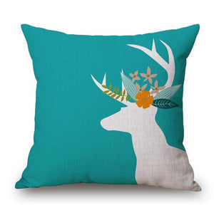 Tropical Deer Pillow Case