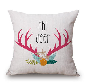 Tropical Deer Pillow Case