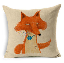 Cute Yellow Fox Pillow Case