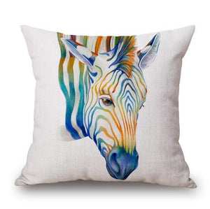 Creative Print Deer Pillow Case