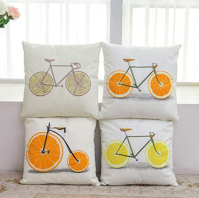 Vintage Bicycle Pillow Case