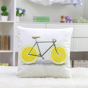 Vintage Bicycle Pillow Case