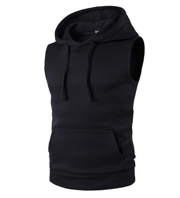 Sportwear Lifestyle Pullover Sleeveless Hoodie for Men