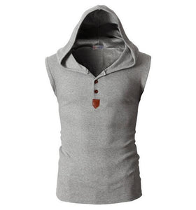 Sportwear Lifestyle Pullover Sleeveless Hoodie for Men