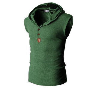 Sportwear Lifestyle Pullover Sleeveless Hoodie for Men