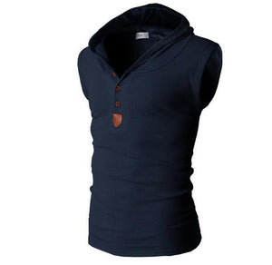 Sportwear Lifestyle Pullover Sleeveless Hoodie for Men