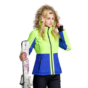Rustic Elegance Lightweight Ski Jacket for Women