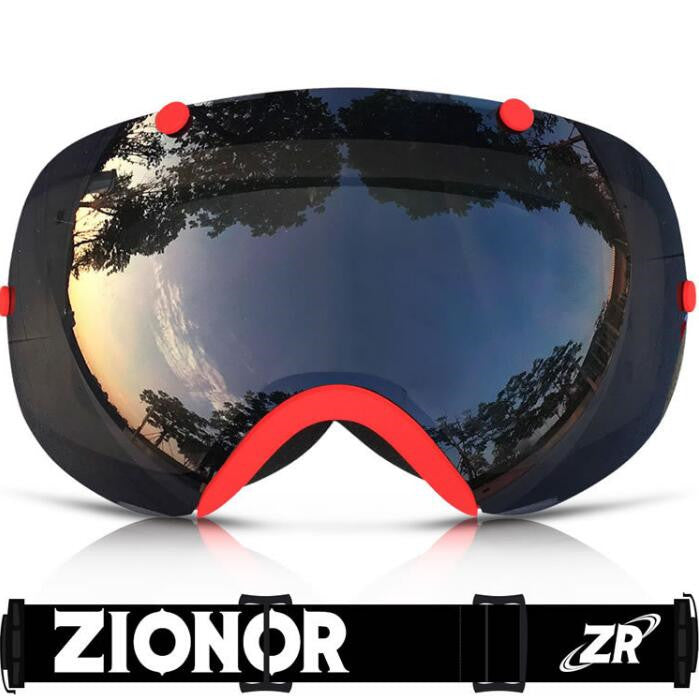 zr goggles ZIONOR Dual Lens Design Ski Snwoboard Goggles – ZebSports