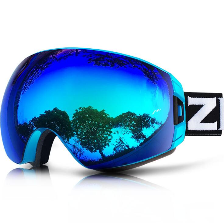 zionor ski goggles ZIONOR Lagopus Full Mirror Ski Snowboard Goggles – ZebSports