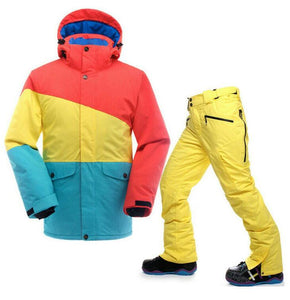 Mountain Windproof  Ski Suit for Men