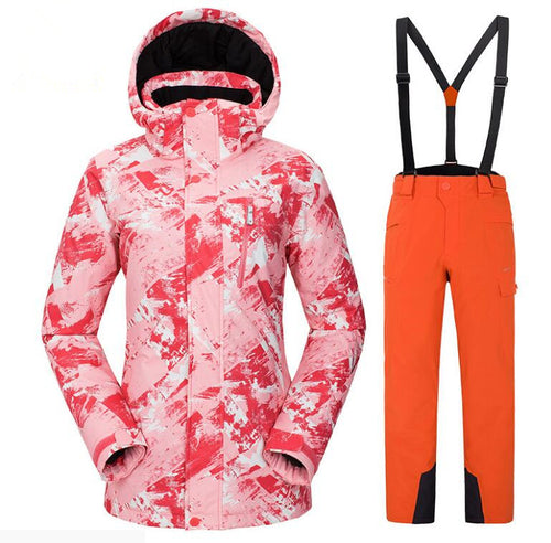 Winter Downhill Free Moving Ski Suit For Women