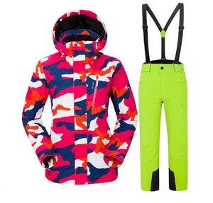 Winter Downhill Free Moving Ski Suit YK06 For Women