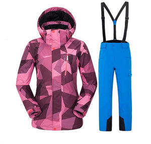 Winter Downhill Free Moving Ski Suit YK05 For Women