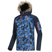 TOREAD Camouflage Blue Anti-Abrasion Ski Jacket