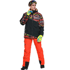 ZEBSPORT Warm Free Moving Ski Suit AWC3L for Men