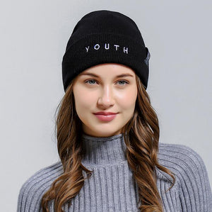 YOUTH Winter Fashion Warm Beanie for Women