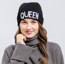 QUEEN Stylish Black Winter Beanie for Women