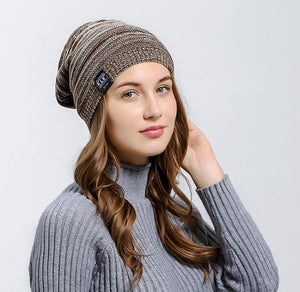 Knitted Soft Winter Beanie for Women
