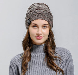 Knitted Soft Winter Beanie for Women