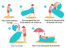 Unique Design Inflatable Lounger Outdoor Air Sofa