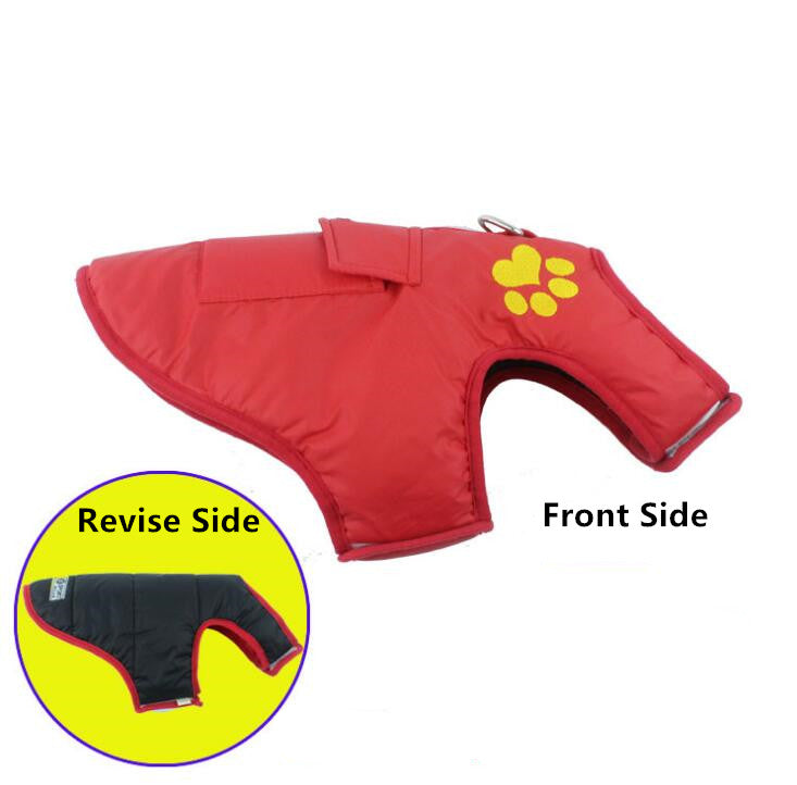 Gooby Padded Cold Weather Vest Reversible For Loved Dog