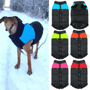 HW2A Waterproof Pet Puppy Vest Warm Winter Dog Clothes