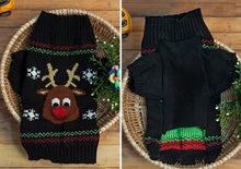 Pet Cute Pere Dear Christmas Winter Knitwear Warm Dog Clothes