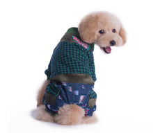 Pet Dog Warm Clothes Puppy Jumpsuit Hoodies Vest Plaid