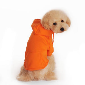 QZ7N Pet Dog Warm Clothes Puppy Jumpsuit Hoodies Vest