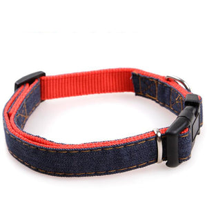 Adjustable Oxford Pet Dog Collar with Ring