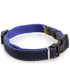 Adjustable Oxford Pet Dog Collar with Ring