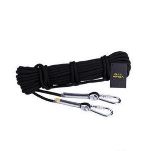 YW9G Outdoor Rock Climbing Safety Rope with 2 Hooks