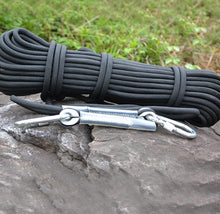 YW9G Outdoor Rock Climbing Safety Rope with 2 Hooks