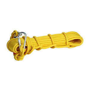 AK8T Outdoor Rock Climbing Safety Rope 10M with 2 Hooks